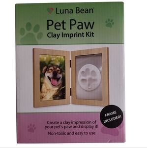 Luna Bean Pet Paw Clay Imprint Kit Frame Included